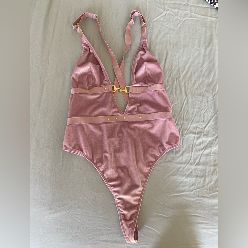 Lasenza Rose Felt Bodysuit